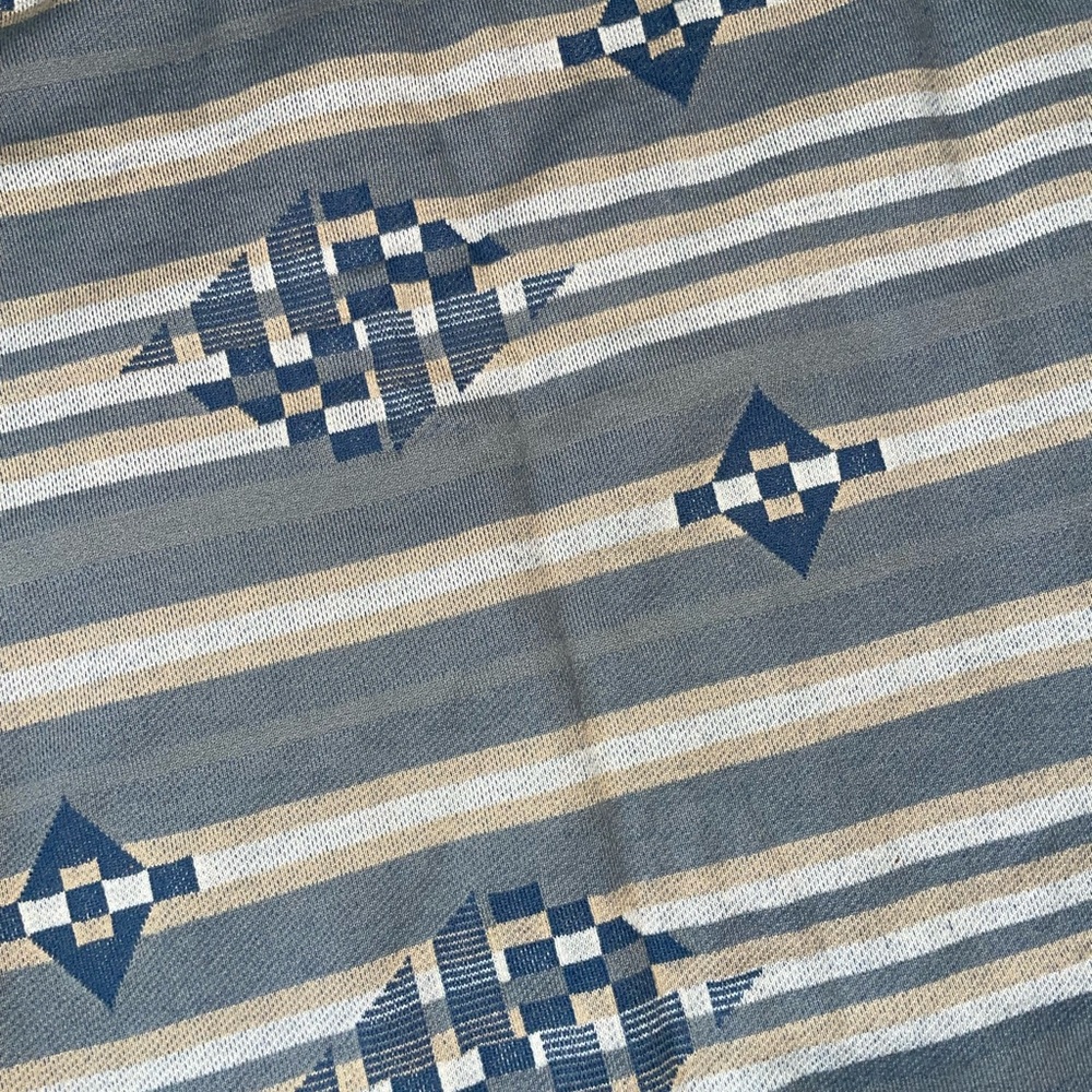 RRL Indigo Jacquard Knit Shirt - Picture 10 of 11